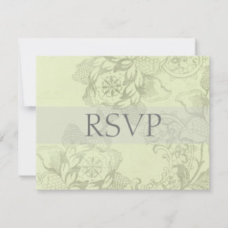 RSVP-Karten für Vintage Blumenhochzeiten oder Antw RSVP Karte