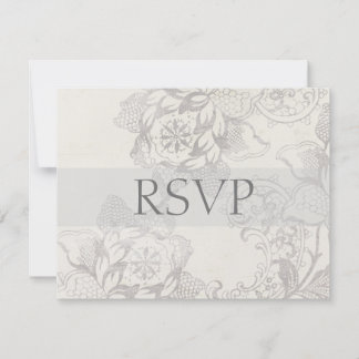 RSVP-Karten für Vintage Blumenhochzeiten oder Antw RSVP Karte