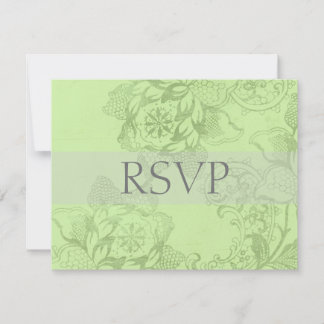 RSVP-Karten für Vintage Blumenhochzeiten oder Antw RSVP Karte