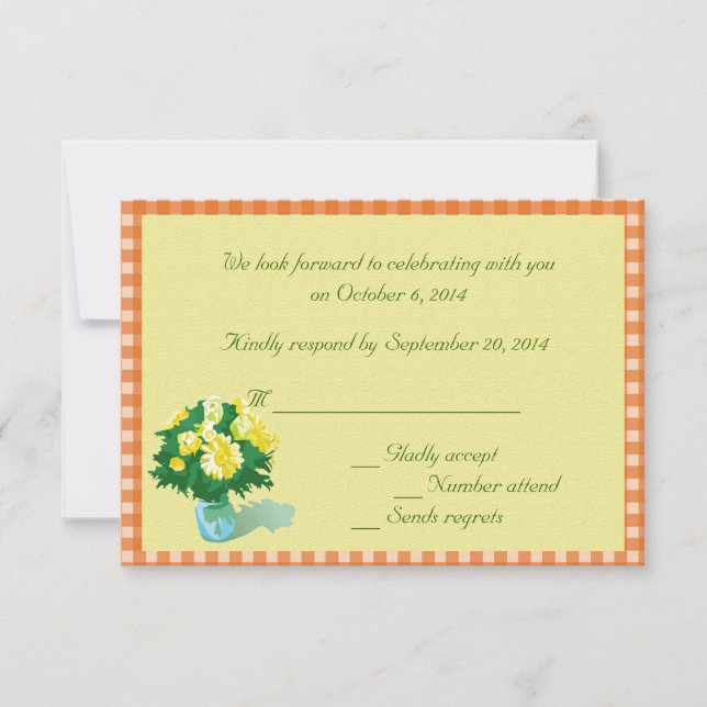 RSVP-Karten im Länderformat Einladung (Vorderseite)