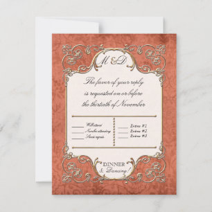 RSVP Karten Jugendstil Roaring 20er Deko Style