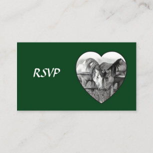 RSVP-KARTEN: PENCIL: HERZ BEGLEITKARTE