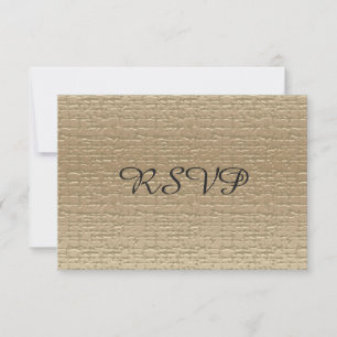 RSVP-Karten zum 50. Hochzeitstag, Gold RSVP Karte
