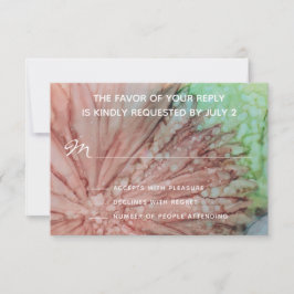 RSVP Response Card Hochzeitsstipp & Lavendel Karte