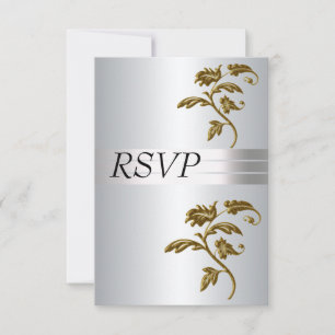 RSVP Silber Einladung