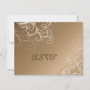 RSVPs für Copper/Pearl-Wirbel erfordern 12x18 RSVP Karte