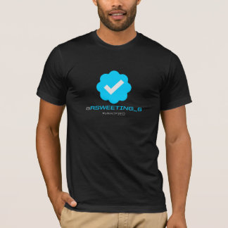 @RSweeting_6 - Überprüft - schwarzer T - Shirt