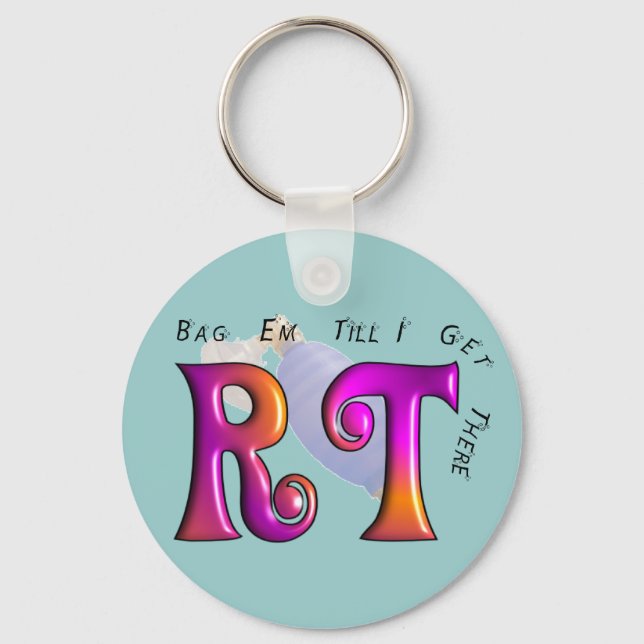 RT Geschenke "Gag Em to I get There" Schlüsselanhänger (Vorderseite)