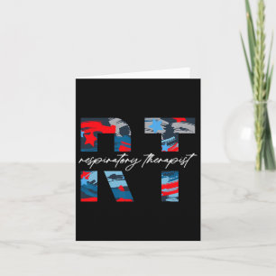 Rt Patriotic 4. Juli USA Flag Unabhängigkeitstag Karte