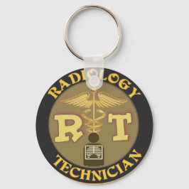 RT RADIOLOGY TECHNICIAN ABZEICHEN - LOGO SCHLÜSSELANHÄNGER