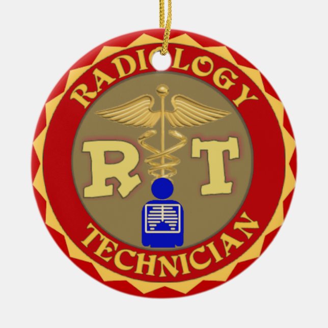 RT RADIOLOGY TECHNICIAN CHRISTMAS ORNAMENT X-RAY (Vorne)
