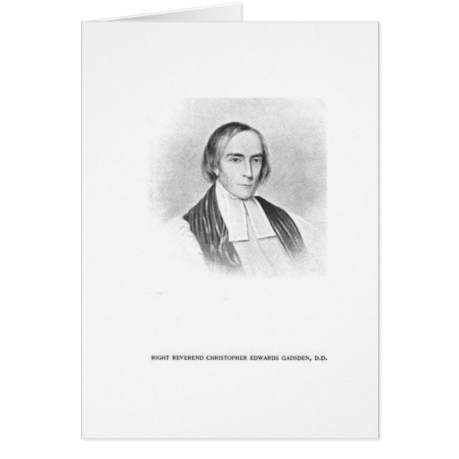 Rt. Rev. Christopher Edwards Gadsden (Vorne)