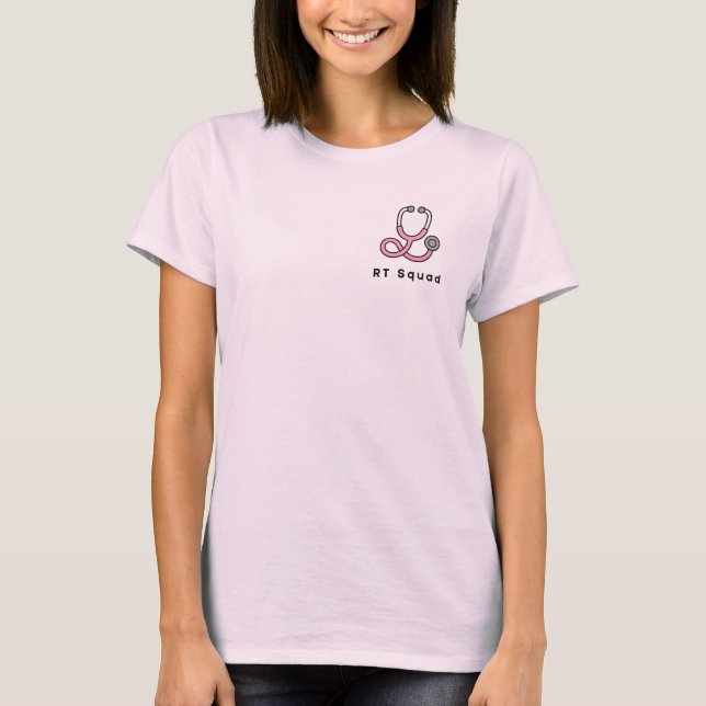 RT Squad Atemtherapeut Shirt | RT Wertschätzung (Vorderseite)