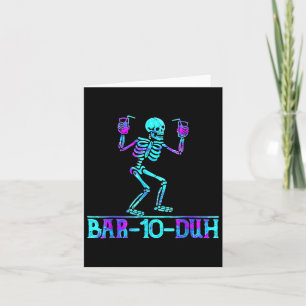 Rtender Halloween R 10 Duh Skelett Trinkkostüm Karte
