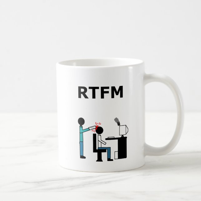 RTFM KAFFEETASSE (Rechts)
