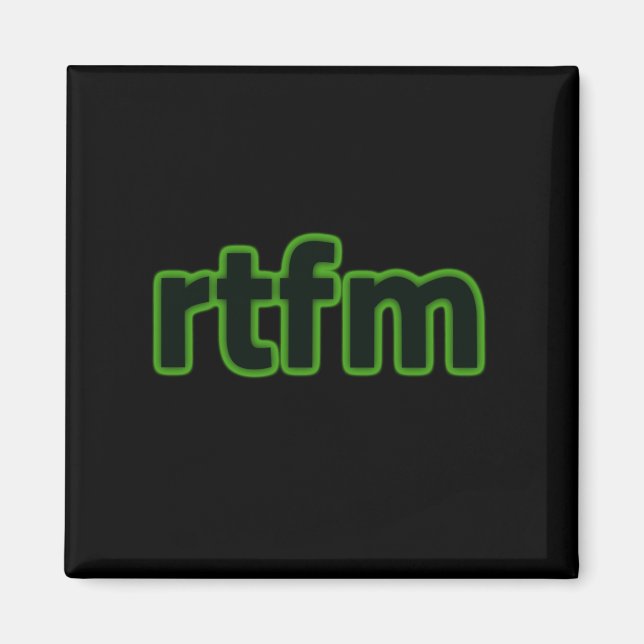 RTFM MAGNET (Vorne)