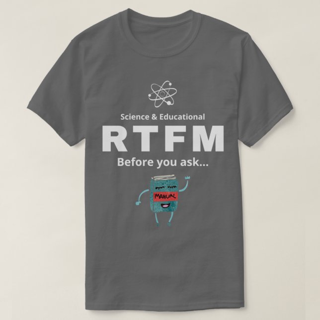 RTFM vor dem frag T-Shirt (Design vorne)