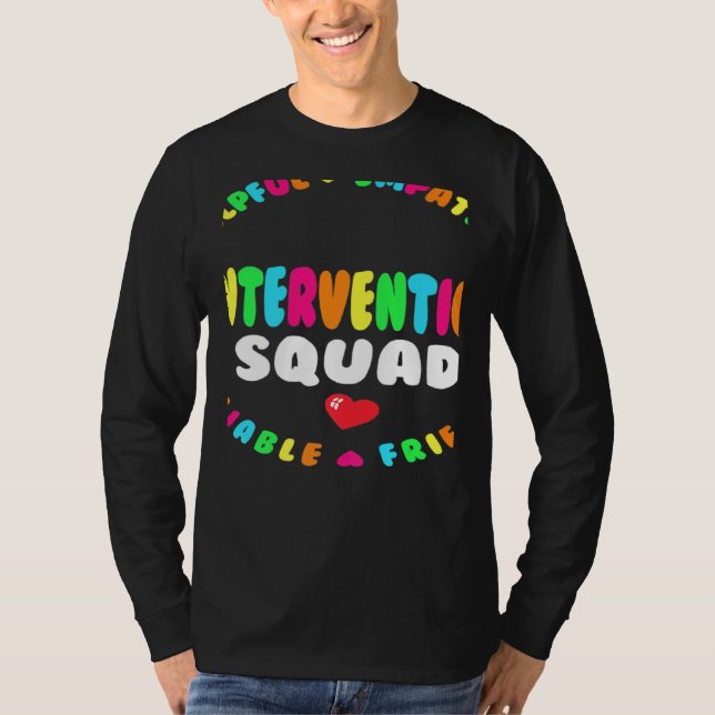 RTI-Team-Reaktion Lehrer Zum Schulbeginn Intervent T-Shirt (Vorderseite)