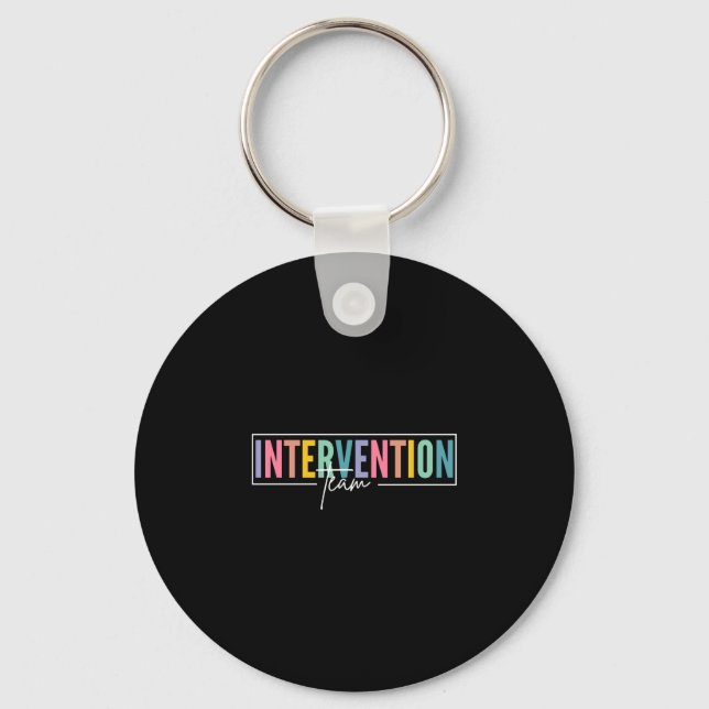 Rti-Team-Reaktionsintervention Lehrer Schule Schlüsselanhänger (Vorderseite)