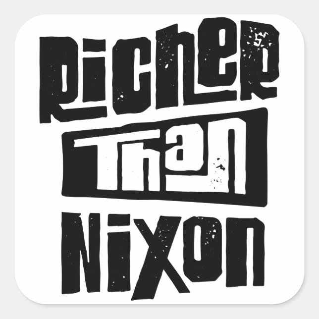 RTN-Aufkleber Quadratischer Aufkleber (Vorderseite)