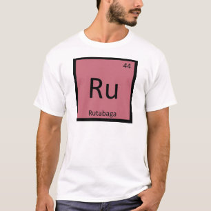 Ru - Kohlrübe Gemüse Chemie Periodensystem T-Shirt