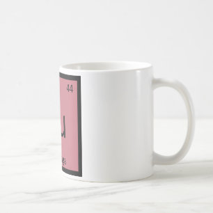 Ru - Rübe-Gemüsechemie-Periodensystem Kaffeetasse