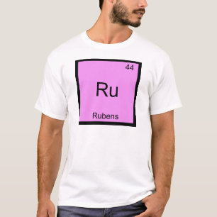 Ru - Rubens Funny Chemistry Element Symbol T-Shirt