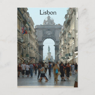 Rua Augusta - Lissabon Postkarte