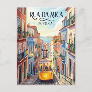 Rua da Bica de Duarte Belo Portugal Postkarte