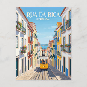 Rua da Bica Portugal Postkarte