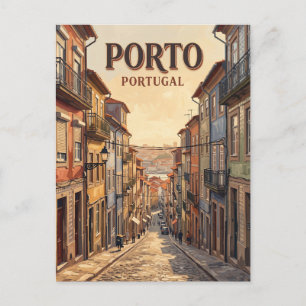 Rua de Mouzinho da Silveira Portugal Postkarte