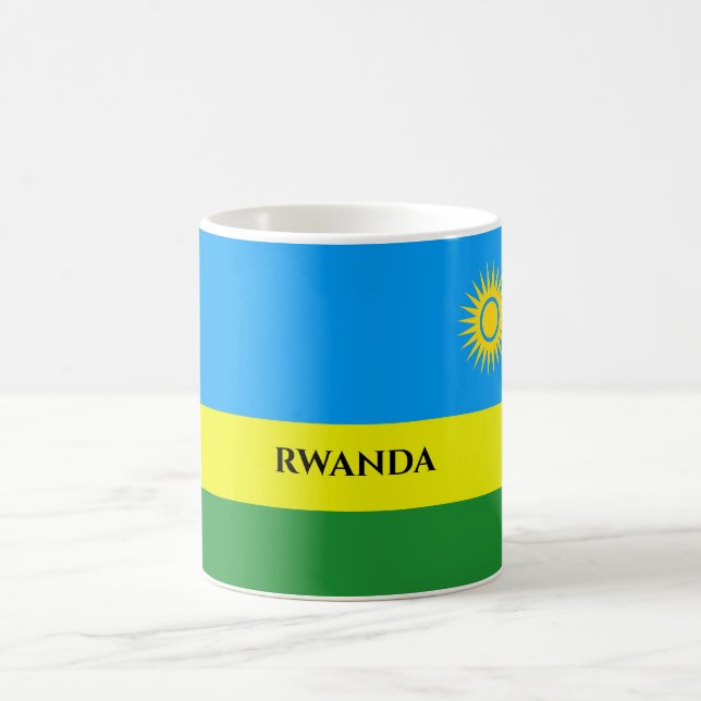 Ruanda Flag Afrika Kaffeetasse (Mittel)