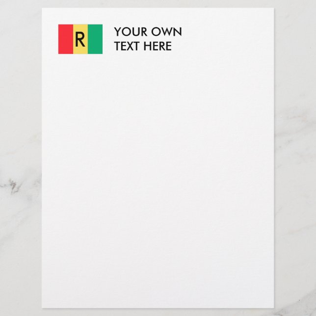 Ruanda-Flagge (Vorderseite)