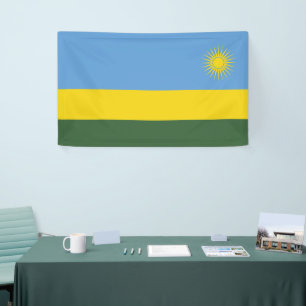 Ruanda-Flagge Banner