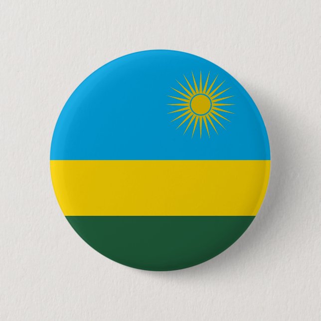 Ruanda-Flagge Button (Vorderseite)