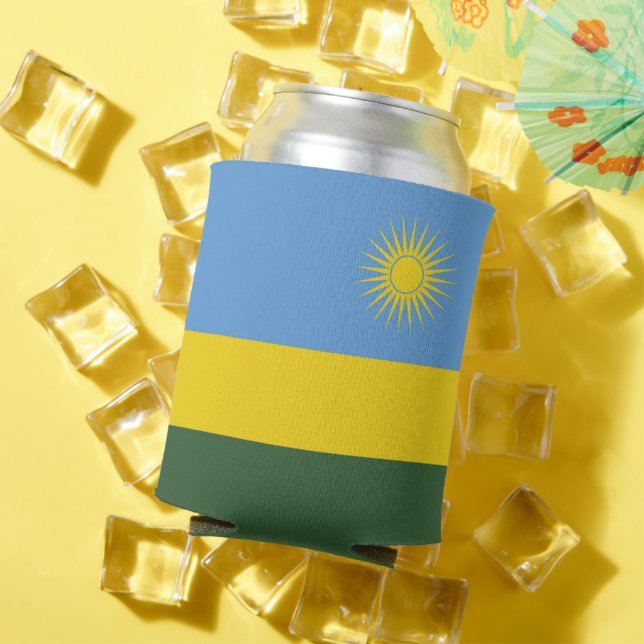 Ruanda-Flagge Dosenkühler (In Situ Sommer)