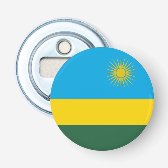 Ruanda-Flagge Flaschenöffner (Vorderseite)