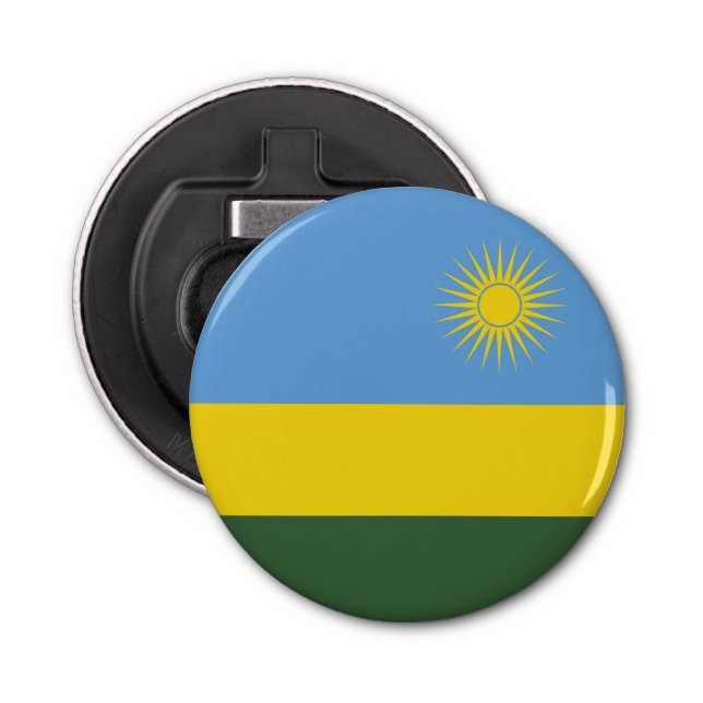 Ruanda-Flagge Flaschenöffner (Vorderseite)