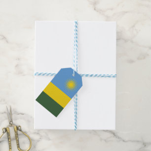 Ruanda-Flagge Geschenkanhänger