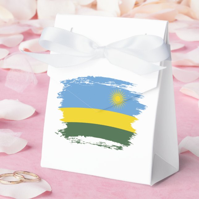 Ruanda-Flagge Geschenkschachtel (Hochzeit)