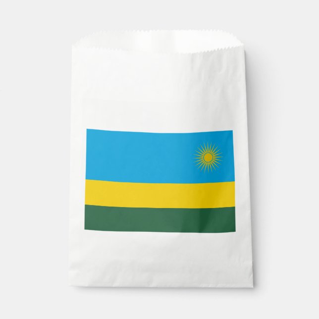 Ruanda-Flagge Geschenktütchen (Vorderseite)