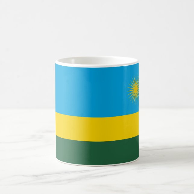 Ruanda-Flagge Kaffeetasse (Mittel)