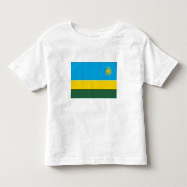 Ruanda-Flagge Kleinkind T-shirt (Vorderseite)