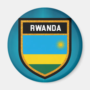Ruanda-Flagge Magnet