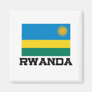 Ruanda-Flagge Magnet