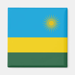 Ruanda-Flagge Magnet