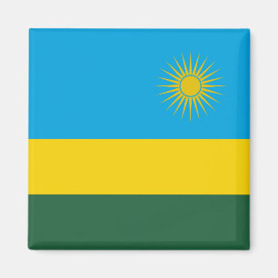Ruanda-Flagge Magnet