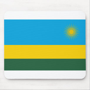 Ruanda-Flagge Mousepad
