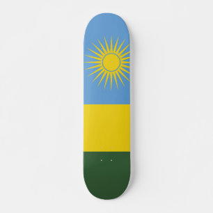 Ruanda-Flagge Skateboard