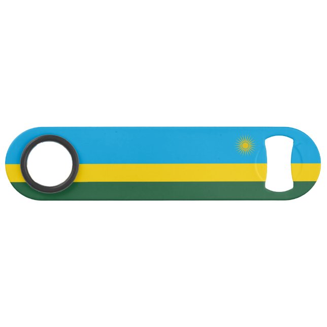 Ruanda-Flagge Speed Flaschenöffner (Vorderseite (Horizontal))